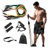 Home Gym Equipment - 11 Piece Resistance Tube Workout Set