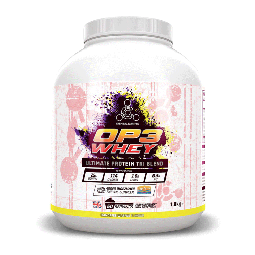 Chemical Warfare OP3 Whey Protein Tri Complex 1.8kg