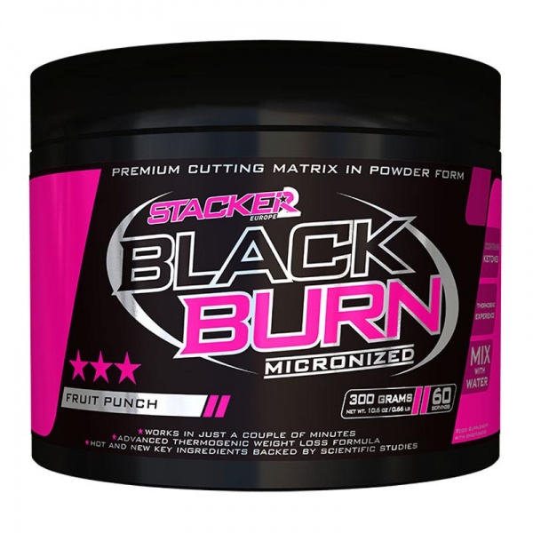 Stacker2 Black Burn Micronized 300g